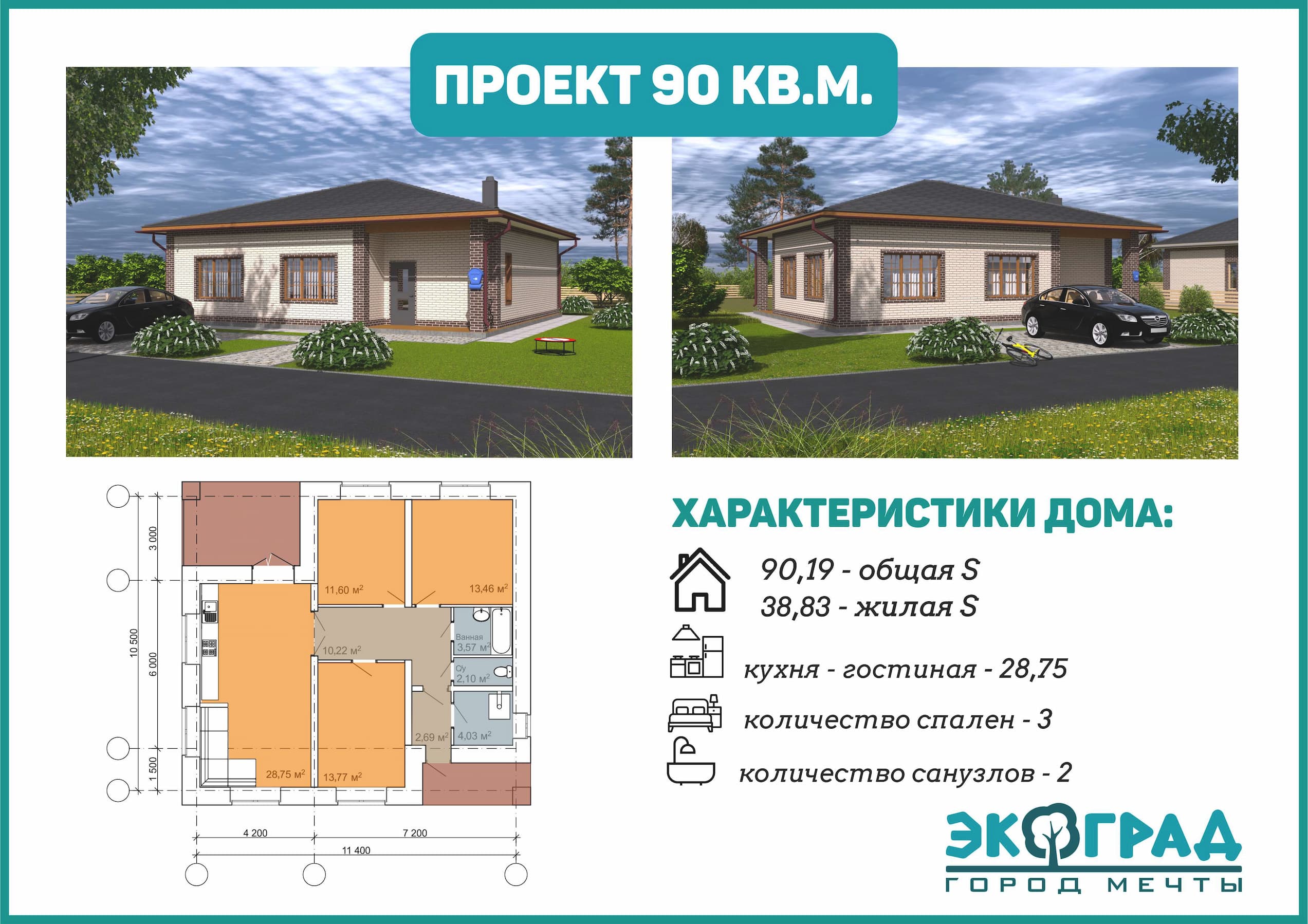 Экоград44 – Проекты домов